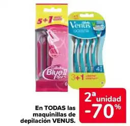 Carrefour VENUS En todas las maquinillas de depilación oferta