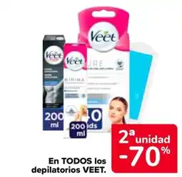 Carrefour VEET En todos los depilatorios oferta