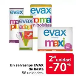 Carrefour EVAX En salvaslips oferta