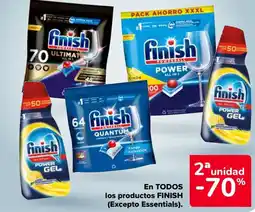 Carrefour FINISH En todos los productos oferta