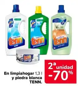 Carrefour TENN En limpiahogar y piedra blanca oferta