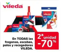 Carrefour VILEDA En todas las fregonas, escobas, palos y recogedores oferta