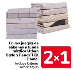 Carrefour TEX nórdica Urban Style y Fancy TEX nórdica Urban Style y Fancy oferta