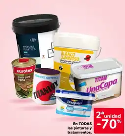 Carrefour En todas las pinturas y tratamientos. oferta