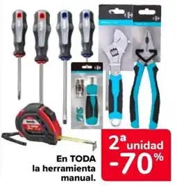 Carrefour En toda la herramienta manual. oferta