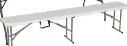 Carrefour Banco plegable de resina 183x28x43 cm oferta