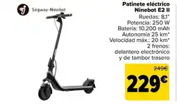 Carrefour Patinete eléctrico Ninebot E2 II oferta