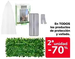 Carrefour En todos los productos de protección y vallado. oferta