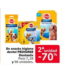 Carrefour PEDIGREE En snacks higiene dental oferta