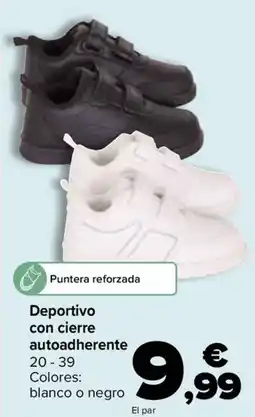 Carrefour Deportivo con cierre autoadherente oferta
