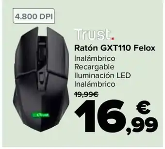 Carrefour Ratón GXT110 Felox oferta