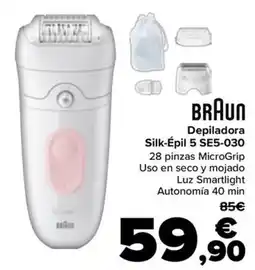 Carrefour BRAUN Depiladora Silk-Épil 5 SE5-030 oferta