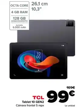 Carrefour TCL Tablet 10 GEN2 oferta