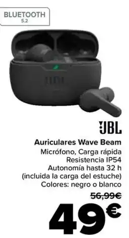 Carrefour JBL Auriculares Wave Beam oferta