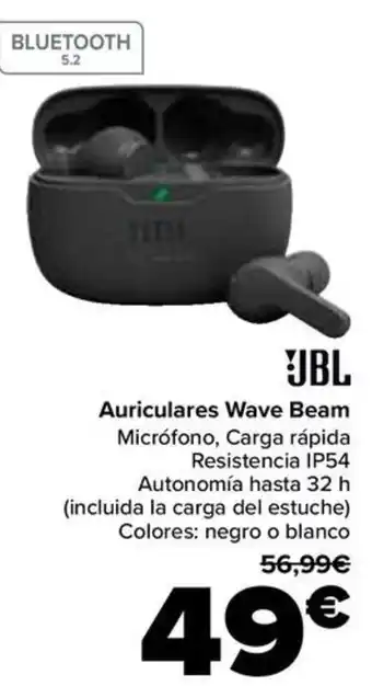 Carrefour JBL Auriculares Wave Beam oferta
