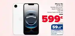 Carrefour iPhone 16e oferta