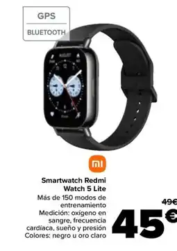 Carrefour Smartwatch Redmi Watch 5 Lite oferta