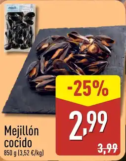 ALDI Mejillón cocido oferta