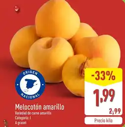 ALDI Melocotón amarillo oferta
