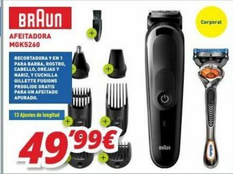 Mi electro Afeitadora braun oferta