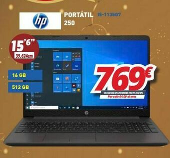 Mi electro Ordenador portátil hp oferta
