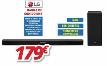 Mi electro Barra de sonido lg oferta
