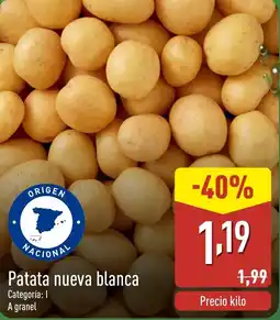 ALDI Patata nueva blanca oferta