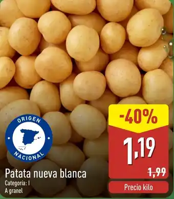 ALDI Patata nueva blanca oferta