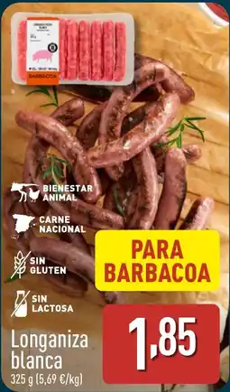ALDI Longaniza blanca oferta