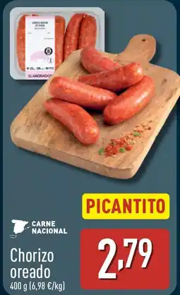 ALDI Chorizo oreado oferta