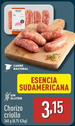 ALDI Chorizo criollo oferta