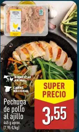 ALDI Pechuga de pollo al ajillo oferta