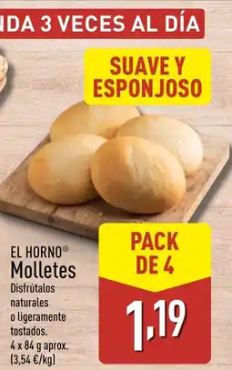 ALDI EL HORNO Molletes oferta