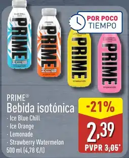 ALDI PRIME Bebida isotónica oferta