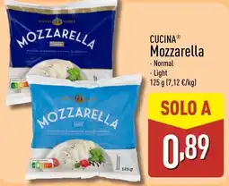 ALDI CUCINA Mozzarella oferta