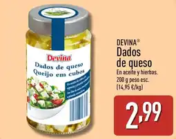 ALDI DEVINA Dados de queso oferta