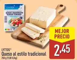 ALDI LYTTOS Queso al estilo tradicional oferta