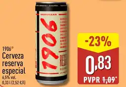 ALDI 1906 Cerveza reserva especial oferta