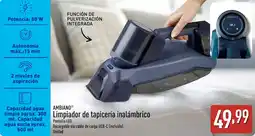 ALDI AMBIANO Limpiador de tapiceria inalámbrico oferta