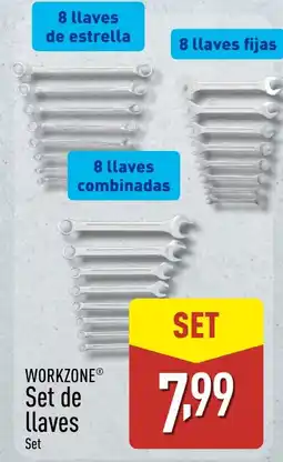 ALDI WORKZONE Set de llaves oferta