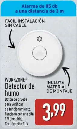 ALDI WORKZONE Detector de humo oferta