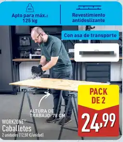 ALDI WORKZONE Caballetes oferta