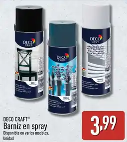 ALDI DECO CRAFT Barniz en spray oferta