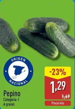 ALDI Pepino oferta