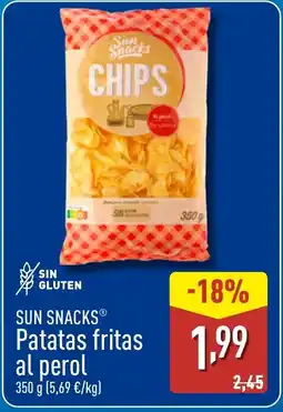 ALDI SUN SNACKS Patatas fritas al perol oferta