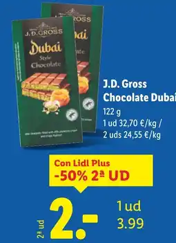 Lidl J.D. Gross Chocolate Dubai oferta