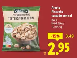 Lidl ALESTO Pistacho tostado con sal oferta