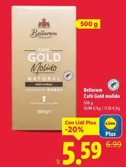 Lidl BELLAROOM Café Gold molido oferta