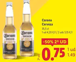 Lidl CORONA Cerveza oferta