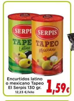 Proxi EL SERPIS Encurtidos latino o mexicano Tapeo oferta